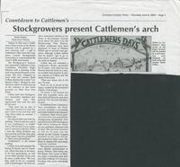 Thumbnail for 'Stockgrower's Present Cattlemen's Arch'