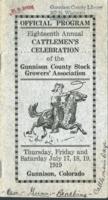 Thumbnail for '1919 Cattlemen's Days Program'