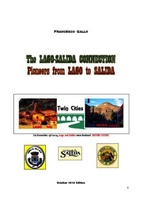 The Lago-Salida Connection