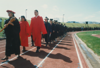 Thumbnail for 'Dr. Rouillard leads the 1993 Commencement processional.'