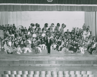 Thumbnail for 'Probably a high school Honors Band, Taylor Hall Auditorium, ca. 1956.'