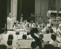 Thumbnail for 'Guest director Miklos Rozsa Conducts a Summer Music Camp Concert'