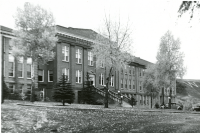 Thumbnail for 'View of Taylor Hall from northwest, late 1930s.'