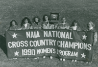 Thumbnail for 'Western State women's Cross Country team won the 1990 NAIA national championships.'