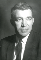 Thumbnail for 'Portrait of President Grant Venn, ca. 1961.'