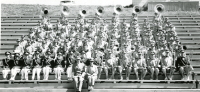 Thumbnail for 'Group photograph of the Mountaineer Marching Band, ca. 1956.'