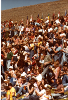 Thumbnail for 'WSC students cheer on their Mountaineer football team in Mountaineer Bowl, 1977.'