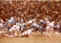 Thumbnail for 'NAIA quarter final football game action against Texas A&M, 1979.'