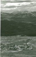 Thumbnail for 'Aerial view of campus looking northwest, circa 1970s.'