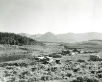 Thumbnail for 'the Hiking and Outing Club camping at Taylor Reservoir, 1958.'