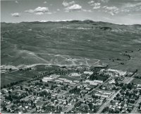 Thumbnail for 'Aerial view of campus looking northeast, circa 1967'