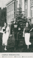 Thumbnail for 'Campus Personalities in a promotional photo, circa 1937.'