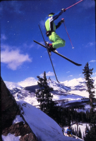 Thumbnail for 'A Crested Butte skier get some air'