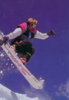 Thumbnail for 'A snowboarder catches some air, 1994.'