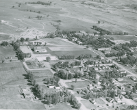 Thumbnail for 'Aerial view of campus, 1952'