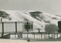 Thumbnail for 'Winter view of W Mountain from Escalante Complex, circa 1960s.'