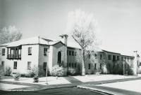 Thumbnail for 'View of Ute Hall from the northeast, ca. early 1960s.'