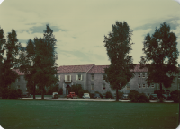 Thumbnail for 'View of Ute Hall (then Chipeta Hall) from the north-northwest, ca. mid-1940s.'