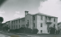 Thumbnail for 'View of Ute Hall (then Chipeta Hall) from the northwest, ca. late 1940s or early 1950s.'