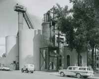 Thumbnail for 'A view of the WSC heating plant looking southeast, early 1960s. '