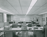 Thumbnail for 'A new Hurst Hall physics laboratory, circa 1962.'