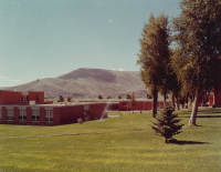 Thumbnail for 'Kelley and Quigley Halls from the northwest, circa 1960s.'