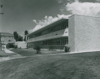 Thumbnail for 'Kelley Hall from the east-southeast, circa 1960s.'