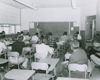 Thumbnail for 'A Summer School Class In Kelley Hall, circa 1958.'