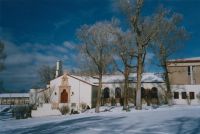 Thumbnail for 'Wintertime view of Leslie J. Savage Library from the southeast, circa 2000.'