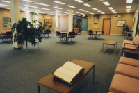 Thumbnail for 'The study area at the south end of Leslie J. Savage Library, circa 2000.'