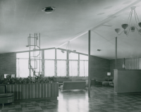 Thumbnail for 'The southwest lounge area of the newly-built Western State Student Union, circa 1956.'