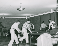 Thumbnail for 'Western students enjoy the Ping Pong tables in the Student Union, late 1950s.'