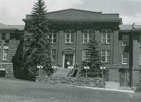 Thumbnail for 'The main entrance of Taylor Hall from the west, ca. early 1970s.'
