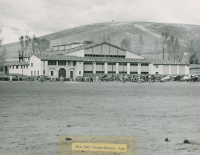 Thumbnail for 'Baseball and Mountaineer Gymnasium, circa 1952.'