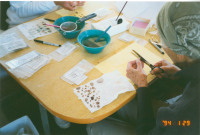 Thumbnail for 'Artifacts being processed at Chance Gulch archaeological site, June 2001'