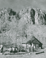 Thumbnail for 'Western picnickers relax at Camp Casadilla, circa early 1950s.'