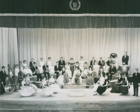 Thumbnail for 'Paul Todd and the WSC Orchestra in Taylor Hall Auditorium, ca. late 1950s.'