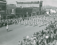 Thumbnail for 'WSC Marching Band, 1954 Homecoming Parade'