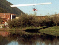 Thumbnail for 'Hang Glider Landing in Beaver Pond in Telluride, Colorado'